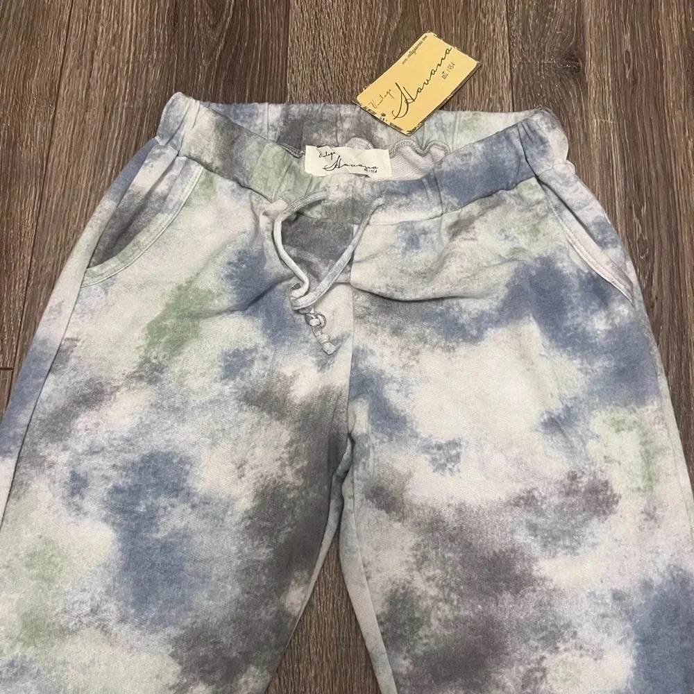 Girls' Vintage Havana Tie Dye Tencel Joggers Size M - Picture 4 of 6